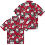 UNLV Rebels Hawaiian Shirt – Flamingo and Hibiscus