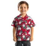 UNLV Rebels Hawaiian Shirt – Flamingo and Hibiscus