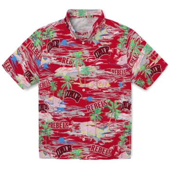 unlv rebels flamingo retreat red hawaiian shirts best selling