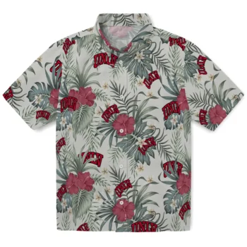 unlv rebels hibiscus designs beige hawaiian shirts best selling
