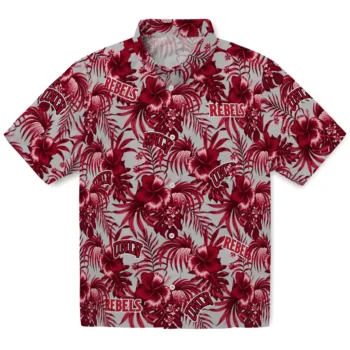 unlv rebels hibiscus exotic red hawaiian shirts best selling