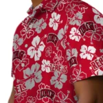 UNLV Rebels Hawaiian Shirt – Hibiscus Flower Design