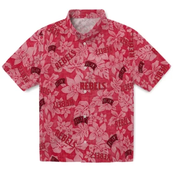 unlv rebels hibiscus oasis red hawaiian shirts best selling