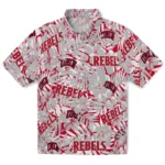 UNLV Rebels Hawaiian Shirt – Hibiscus Overlay
