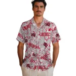UNLV Rebels Hawaiian Shirt – Hibiscus Overlay