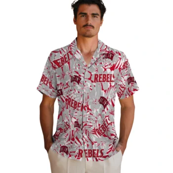 unlv rebels hibiscus overlay hawaiian shirts fashion forward