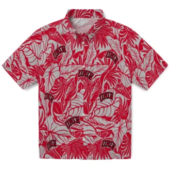 unlv rebels monstera layer red hawaiian shirts best selling
