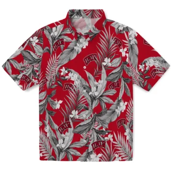 unlv rebels palm leaves red hawaiian shirts best selling
