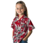 UNLV Rebels Hawaiian Shirt – Palm Leaves