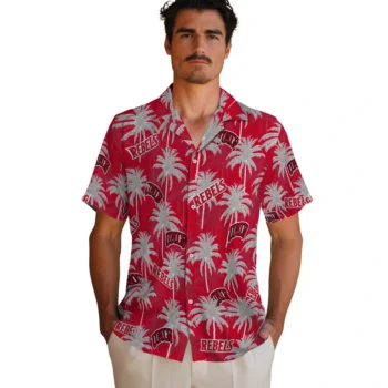 unlv rebels palm grove red hawaiian shirts fashion forward