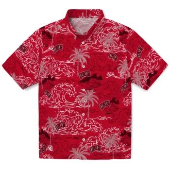 unlv rebels wave palm red hawaiian shirts best selling