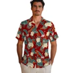 USC Trojans Hawaiian Shirt – Flamingo and Hibiscus