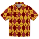 USC Trojans Hawaiian Shirt – Golfing Plaid