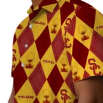 USC Trojans Hawaiian Shirt – Golfing Plaid