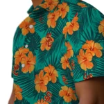 USC Trojans Hawaiian Shirt – Hibiscus and Palm Leaves