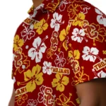 USC Trojans Hawaiian Shirt – Hibiscus Flower Design