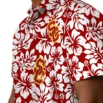 USC Trojans Hawaiian Shirt – Hibiscus Motif