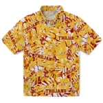 USC Trojans Hawaiian Shirt – Hibiscus Overlay