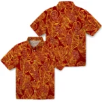USC Trojans Hawaiian Shirt – Leaf Outline