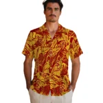 USC Trojans Hawaiian Shirt – Monstera Layer