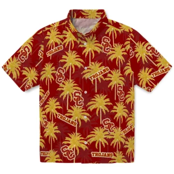 usc trojans palm grove red hawaiian shirts best selling