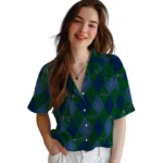 Utah Jazz Hawaiian Shirt – Golfing Plaid