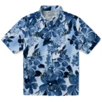 Utah Jazz Hawaiian Shirt – Hibiscus Arrangement