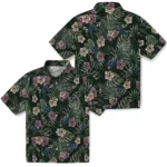 Utah Jazz Hawaiian Shirt – Hibiscus Leaves Pattern
