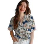 Utah Jazz Hawaiian Shirt – Hibiscus Seaside