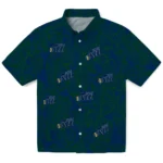 Utah Jazz Hawaiian Shirt – Leaf Outline