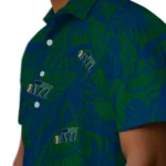 Utah Jazz Hawaiian Shirt – Monstera Layer