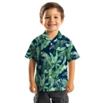 Utah Jazz Hawaiian Shirt – Palm Leaves