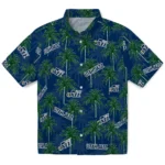 Utah Jazz Hawaiian Shirt – Palm Tree Motif
