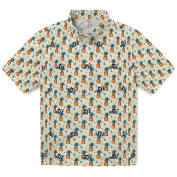 utah jazz pineapple delight beige hawaiian shirts best selling