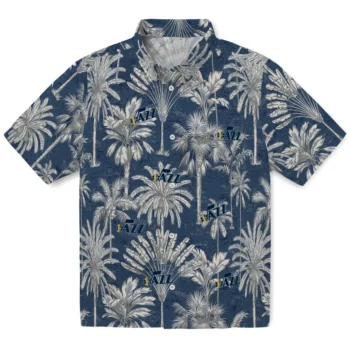utah jazz palm shadows navy hawaiian shirts best selling