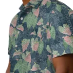 Utah State Aggies Hawaiian Shirt – Anthurium Overlay