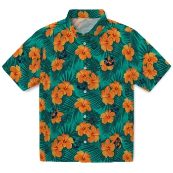 utah state aggies hibiscus escape green hawaiian shirts best selling