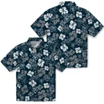Utah State Aggies Hawaiian Shirt – Hibiscus Flower Design