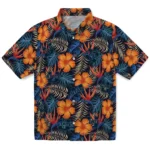 Utah State Aggies Hawaiian Shirt – Hibiscus Foliage
