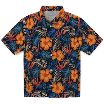 utah state aggies hibiscus foliage hawaiian shirts best selling