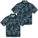 Utah State Aggies Hawaiian Shirt – Monstera Layer