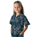 Utah State Aggies Hawaiian Shirt – Monstera Layer