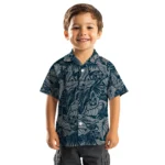 Utah State Aggies Hawaiian Shirt – Monstera Layer