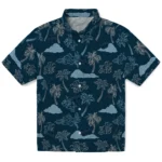 Utah State Aggies Hawaiian Shirt – Palm And Clouds