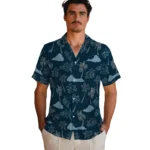 Utah State Aggies Hawaiian Shirt – Palm And Clouds