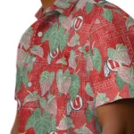 Utah Utes Hawaiian Shirt – Anthurium Overlay