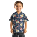 Utah Utes Hawaiian Shirt – Flamingo Hibiscus