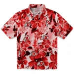 Utah Utes Hawaiian Shirt – Hibiscus Arrangement