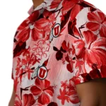 Utah Utes Hawaiian Shirt – Hibiscus Arrangement