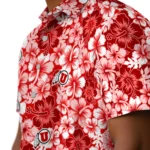 Utah Utes Hawaiian Shirt – Hibiscus Blooms